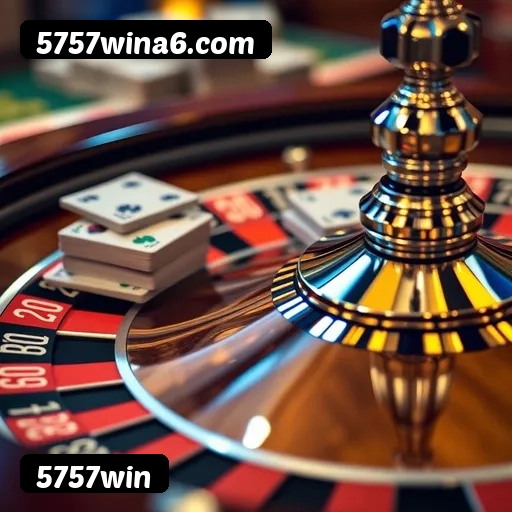 App 5757win para iOS e Android — interface mobile, login biométrico e PIX integrado
